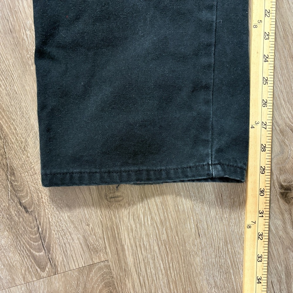 Dickies Relaxed Heavyweight Carpenter Duck Jeans 38x30 Black Mens - Picture 6 of 7
